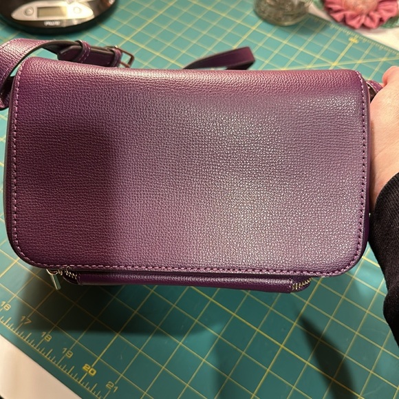 kate spade Darcy Flap Backpack Purse - purple/eggplant - Picture 5 of 15